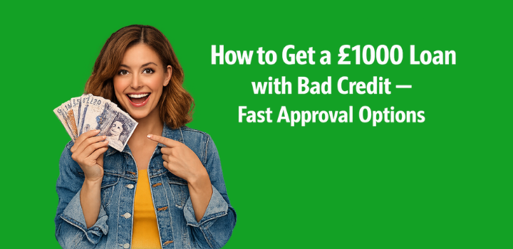 £1000 Loan with Bad Credit